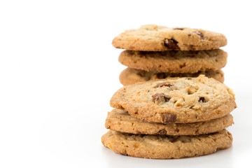 milk chocolate toffee almond cookies