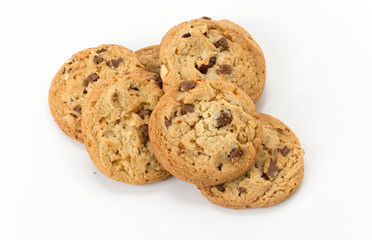 milk chocolate toffee almond cookies