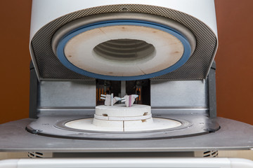 oven and press for dental prostheses
