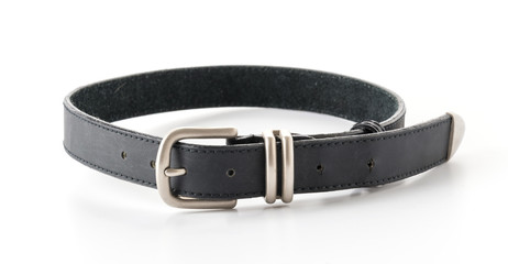 belt on white background