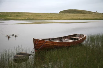 Foto op Plexiglas Great Britain, Scotland, Outer Hebrides, lake © Lunghammer