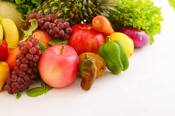 新鮮な野菜と果物