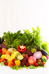 新鮮な野菜と果物