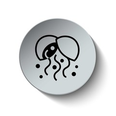 Celebration and Party icon. Button. EPS10. Illustration