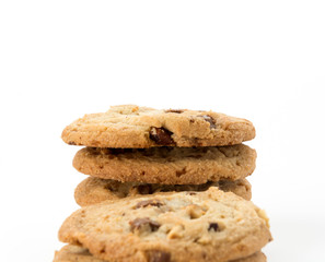 milk chocolate toffee almond cookies