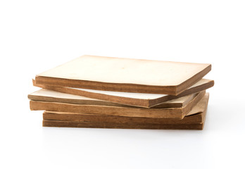 old book on white background