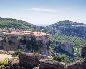 Fototapeta na wymiar Varlaam Monastery in Meteora Greece