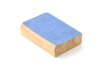 old book on white background