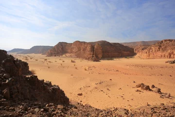 Fototapete Schlucht Landscape of a canyon in the desert of Egypt