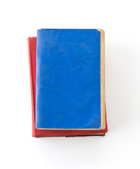 old book on white background