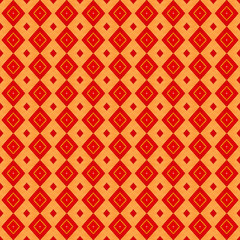 Seamless red color cloth pattern