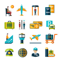 Airport Icon Set