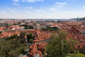 Vue générale de Prague - 2015