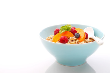 muesli (granola) for breakfast