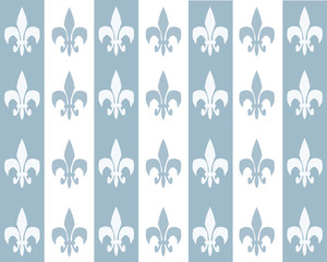 background pattern with blue fleur de lis