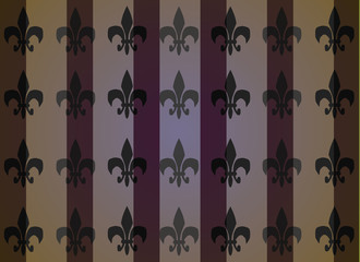 background pattern with purple flower lis