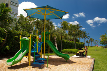 Spielplatz im Lowdermilk Park Naples Florida