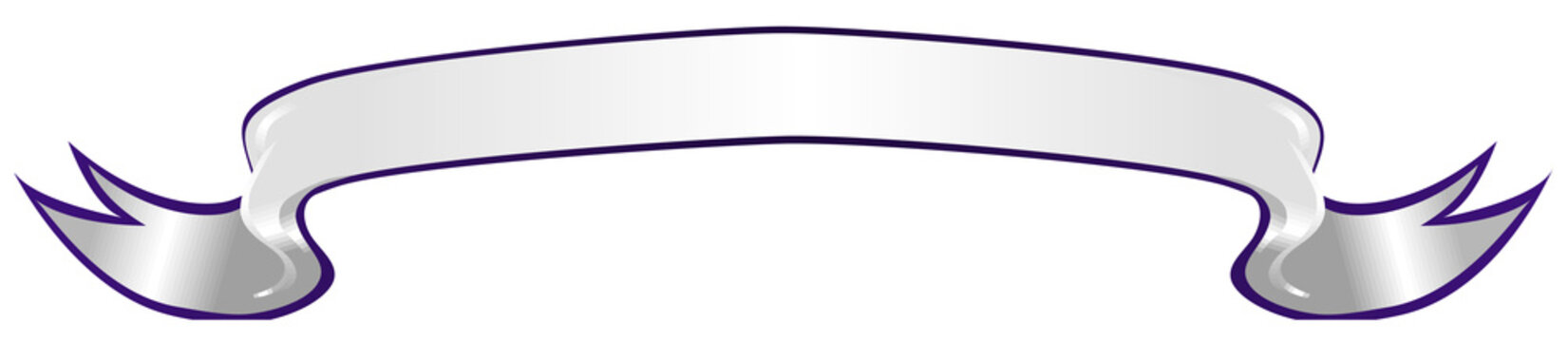 an illustration of a  white ribbon border