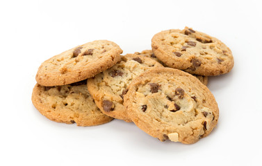 milk chocolate toffee almond cookies