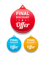 Final Discount Offer Round Tag