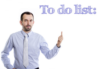 To do list: