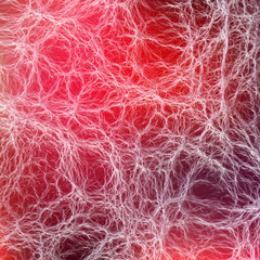 Mystical red organic abstract foam waves background