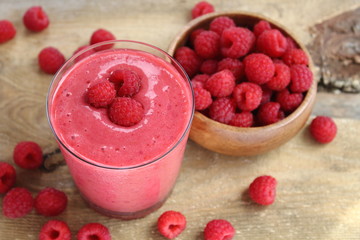Raspberry smoothie