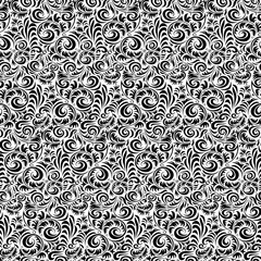 Floral vintage seamless pattern on light background