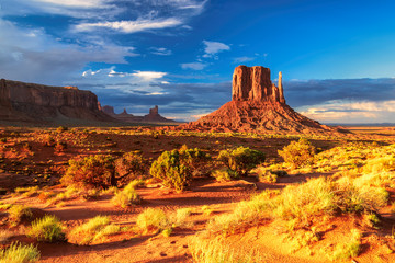 Sunset at  Monument Valley, Arizona