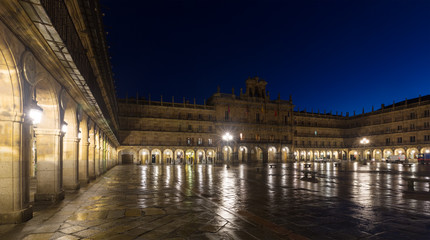 Evening view of Plaza Mayor