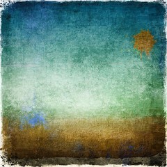 Grunge blue abstract background