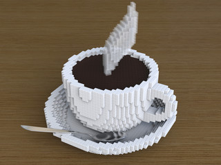  pixelate coffee,digital coffee