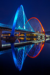 Fototapeta na wymiar Expo Bridge in Daejeon, South Korea.