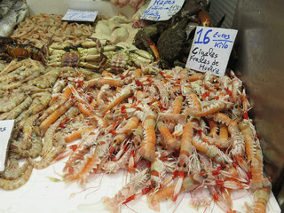 Fresh seafood