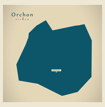 Modern Map - Orchon MN