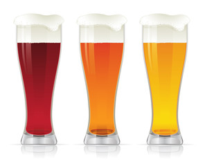 Beer glasses.