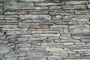 Background texture of a slate stone wall.