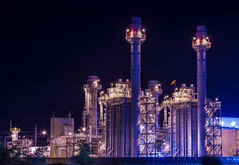 Obraz na płótnie Canvas industrial power plant