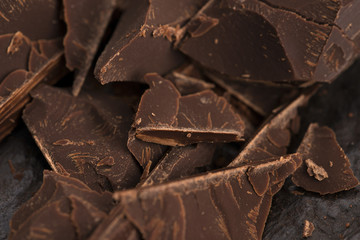 Chopped chocolate