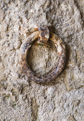antique ancient walls of castle