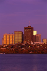 Obraz premium Boston skyline and Charles River