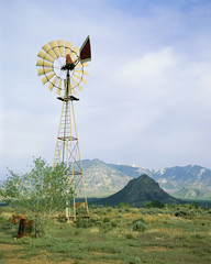 Windmill on ranch in Utah