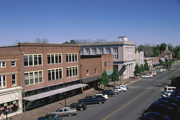 Storefronts and Main Street, Edentown