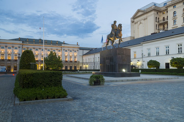 Pałac Prezydencki w Warszawie - obrazy, fototapety, plakaty