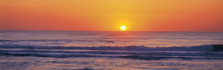 Fototapety  Zachód słońca nad Atlantykiem, Karolina Północna