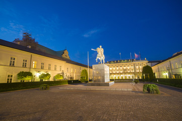 Fototapeta na wymiar Pałac Prezydencki w Warszawie 