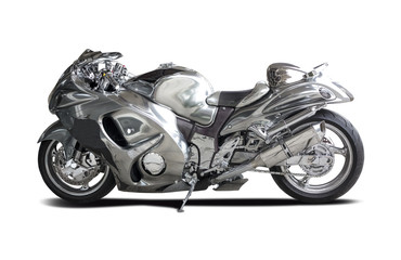 Naklejka premium Motocykl