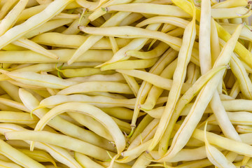Yellow asparagus beans (Yardlong bean) background
