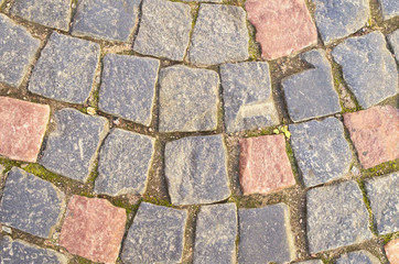 the road surface paving