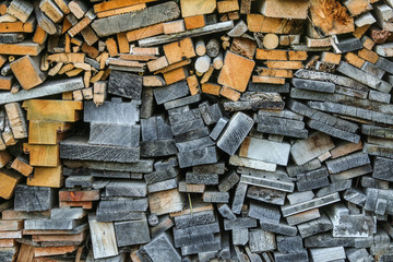 Brennholzstapel